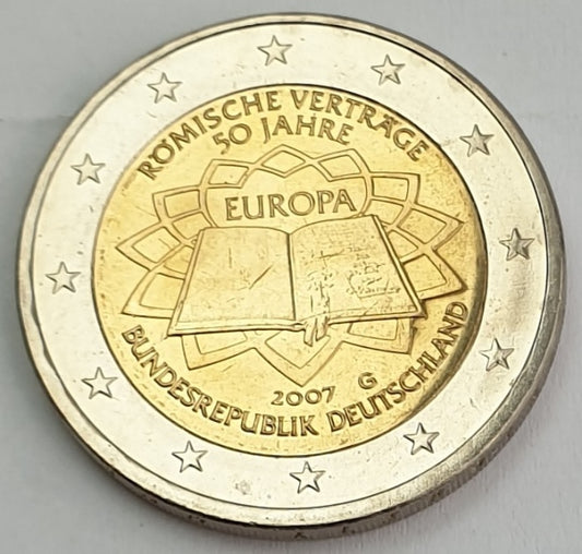 Allemagne - 2 euros (50 ans du traité de Rome 2007 G), non circulé